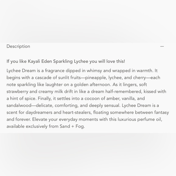 SAND + FOG Lychee Dream Eau de Toilette - Pink - Picture 2 of 4